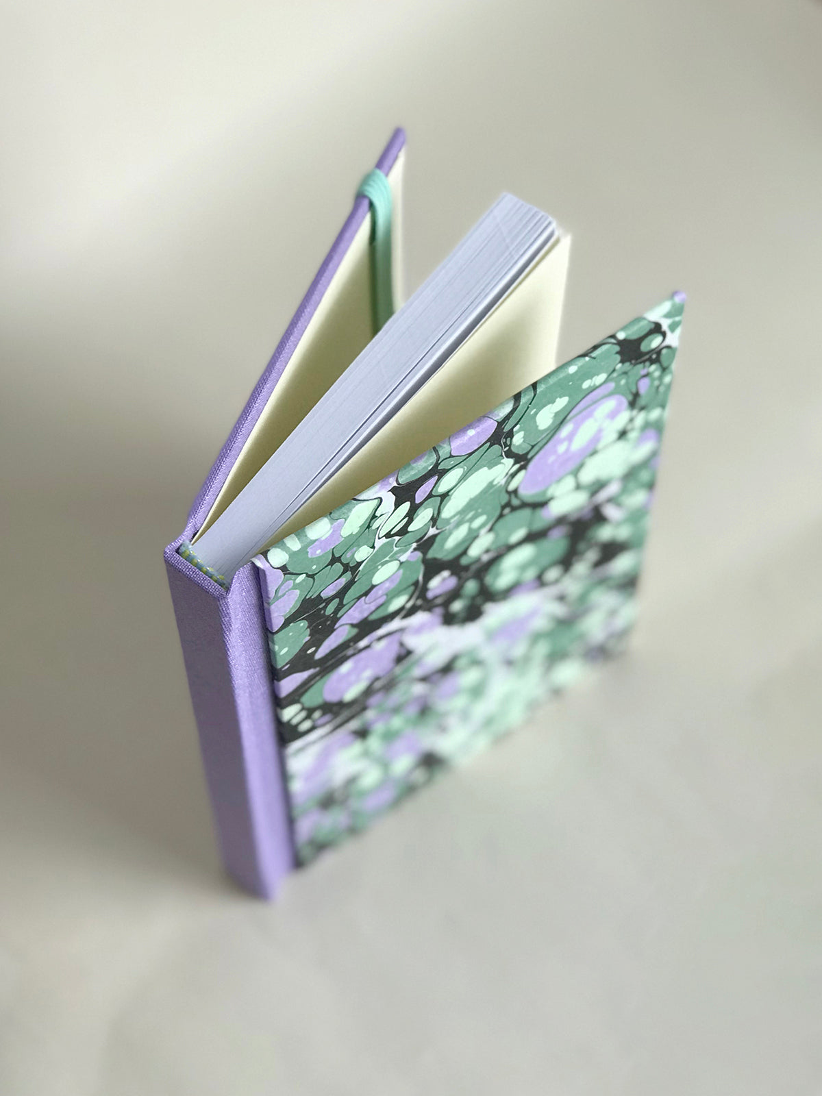 Petit carnet de notes marbré - plusieurs motifs